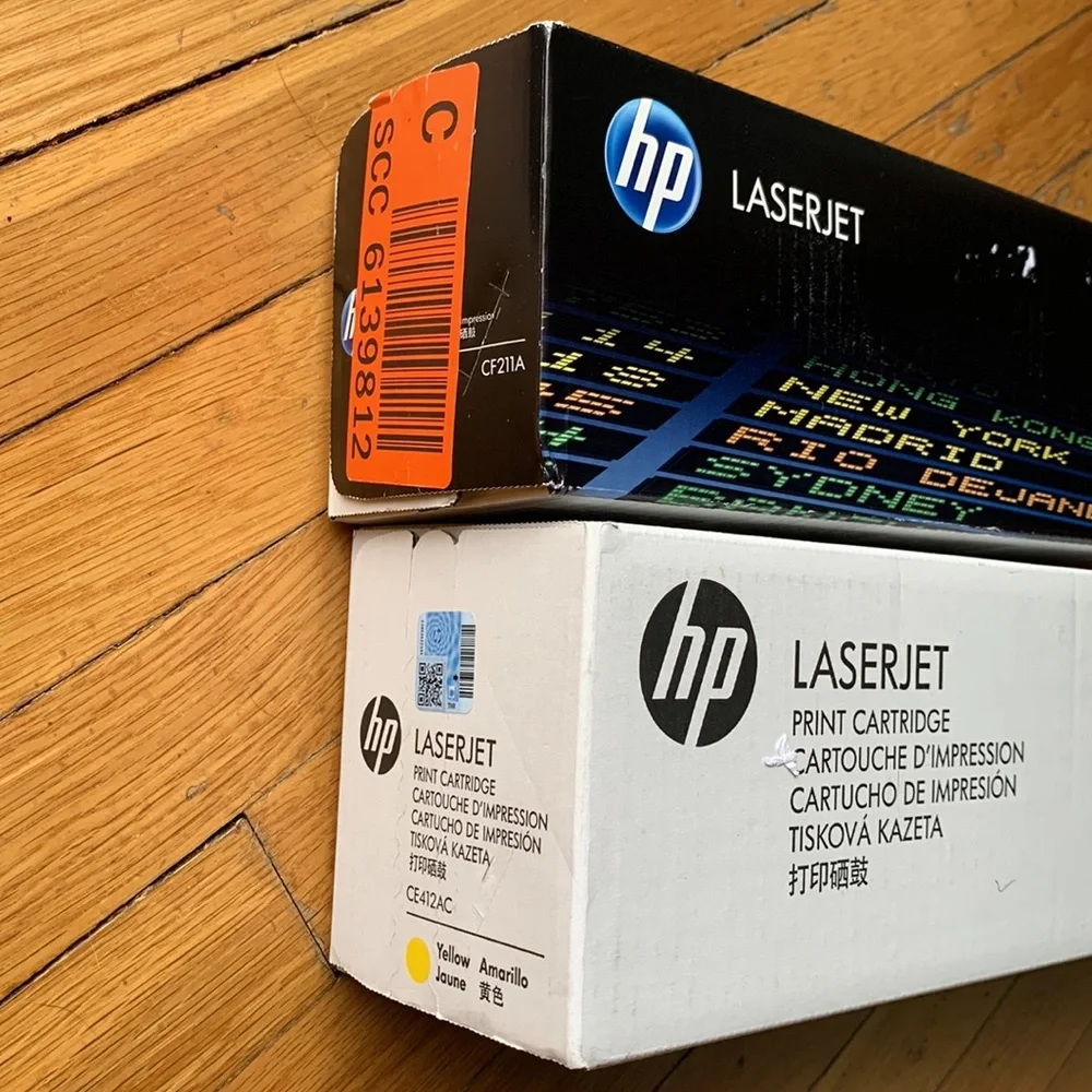 Laserjet Yellow & Blue